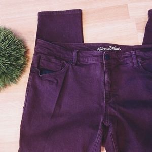 Universal Thread jean in wine/plum 18